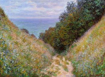 Claude Oscar Monet : The Path at La Cavee, Pourville